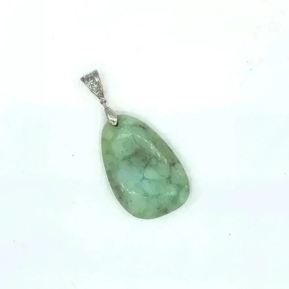 Chrysoprase Pendant - Picture 2 of 2